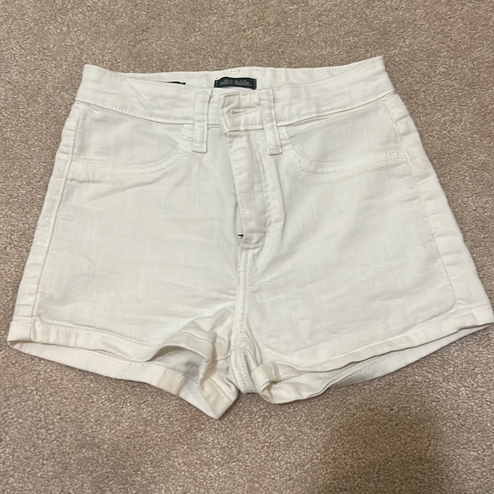 Wild fable white jean shorts